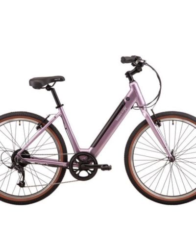Cruiser Step Through Electric Hybrid Lilac