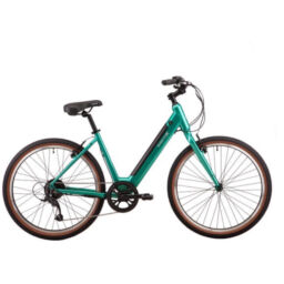Cruiser Step Through Electric Hybrid Green