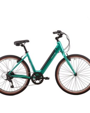 Cruiser Step Through Electric Hybrid Green