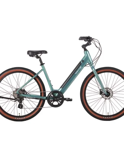 Velectrix Cruiser Step Through Electric Hybrid Green